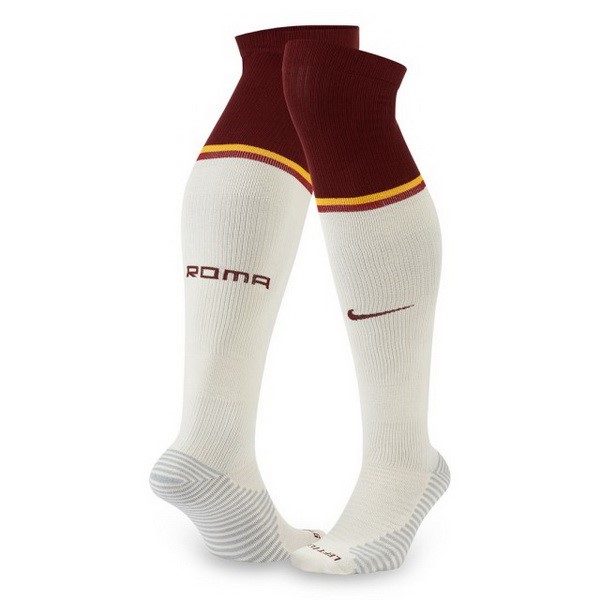 Calcetines As Roma 2ª 2020-2021 Blanco